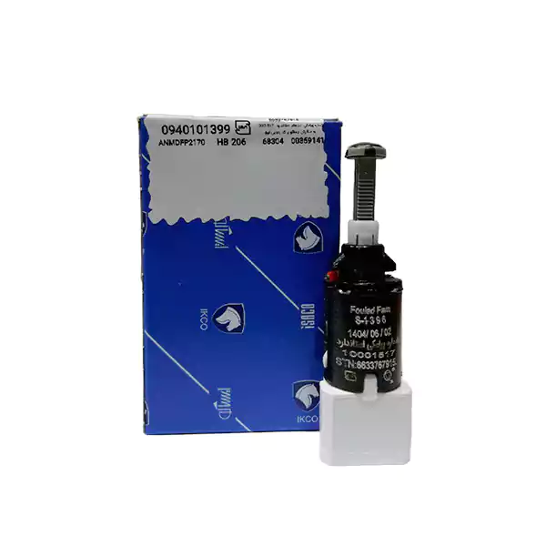 0940101399-2 سوییچ الکتریکی استپ ترمز پژو 206 تیپ 5 شرکتی ایساکو